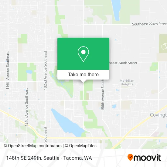 148th SE 249th, Kent, WA 98042 map