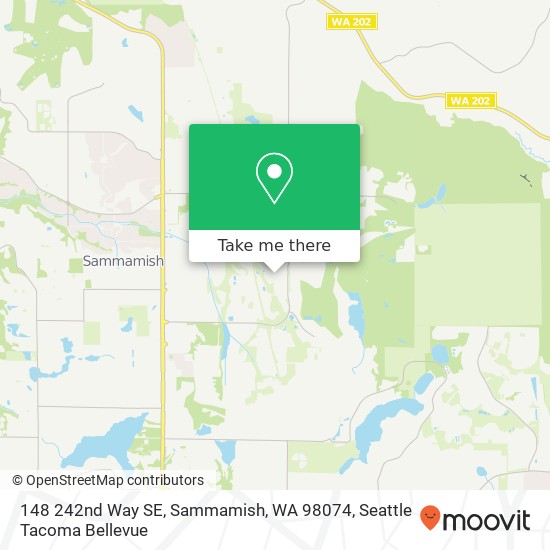Mapa de 148 242nd Way SE, Sammamish, WA 98074