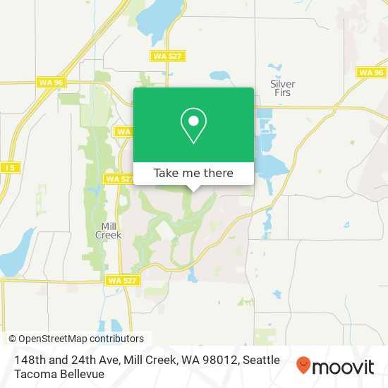 Mapa de 148th and 24th Ave, Mill Creek, WA 98012