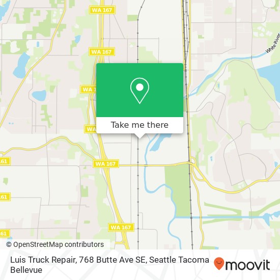 Luis Truck Repair, 768 Butte Ave SE map