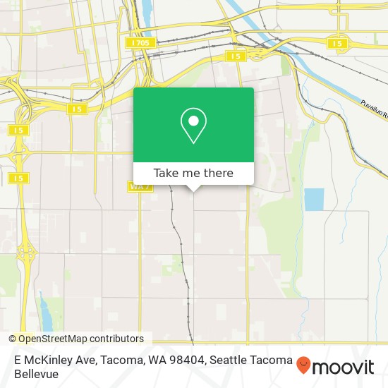 E McKinley Ave, Tacoma, WA 98404 map