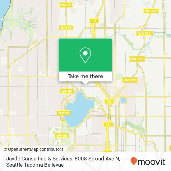 Mapa de Jayde Consulting & Services, 8008 Stroud Ave N