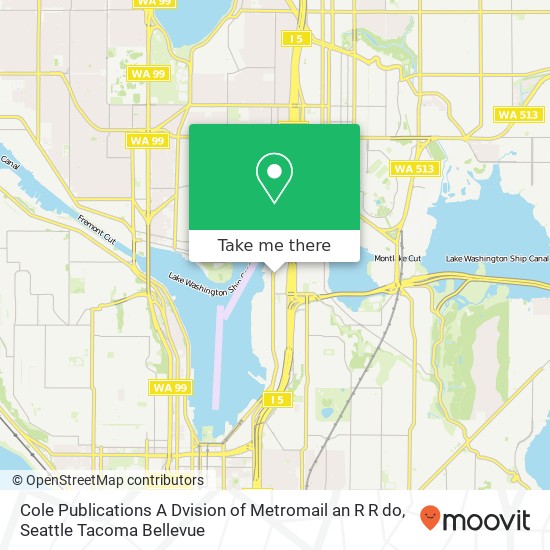 Mapa de Cole Publications A Dvision of Metromail an R R do