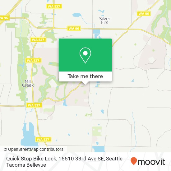Mapa de Quick Stop Bike Lock, 15510 33rd Ave SE
