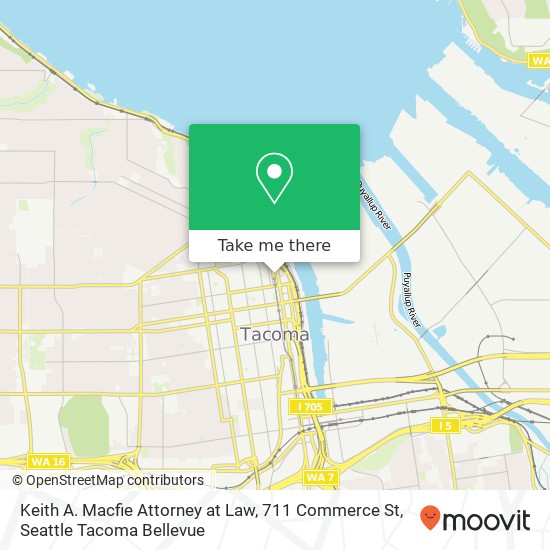 Keith A. Macfie Attorney at Law, 711 Commerce St map