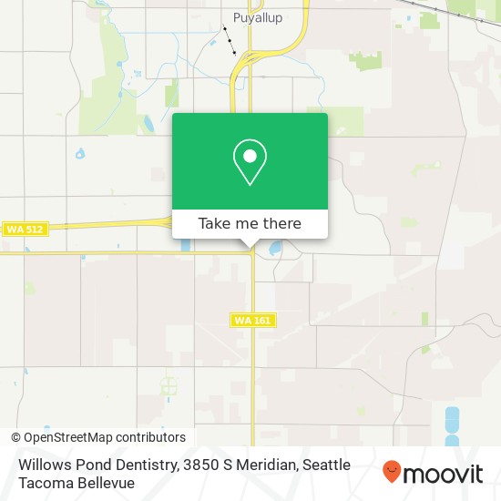 Mapa de Willows Pond Dentistry, 3850 S Meridian