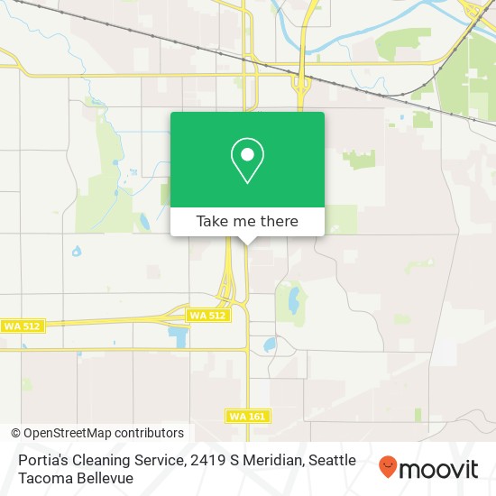 Portia's Cleaning Service, 2419 S Meridian map