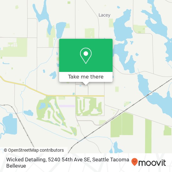 Mapa de Wicked Detailing, 5240 54th Ave SE