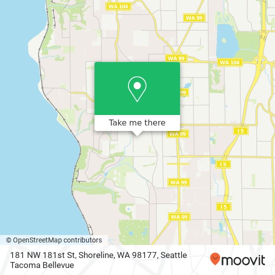 181 NW 181st St, Shoreline, WA 98177 map