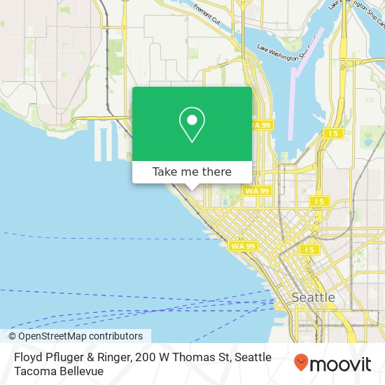 Mapa de Floyd Pfluger & Ringer, 200 W Thomas St