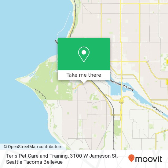 Teris Pet Care and Training, 3100 W Jameson St map