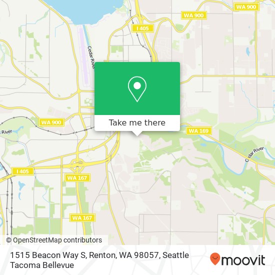 1515 Beacon Way S, Renton, WA 98057 map