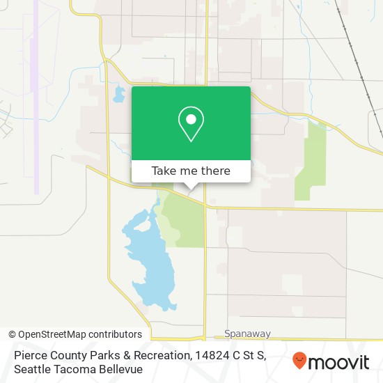 Pierce County Parks & Recreation, 14824 C St S map
