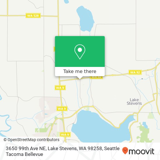 Mapa de 3650 99th Ave NE, Lake Stevens, WA 98258