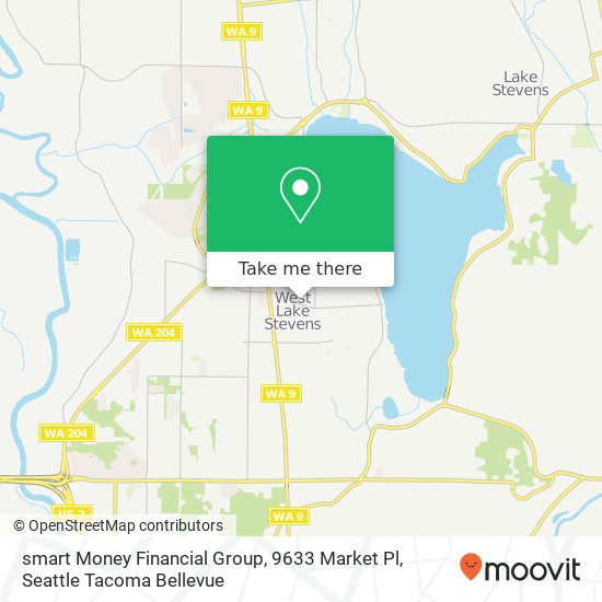 Mapa de smart Money Financial Group, 9633 Market Pl