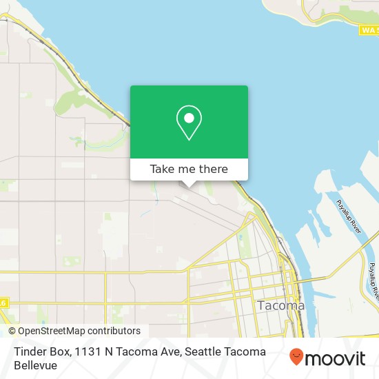 Tinder Box, 1131 N Tacoma Ave map