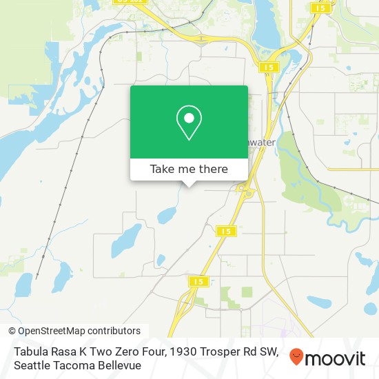 Mapa de Tabula Rasa K Two Zero Four, 1930 Trosper Rd SW