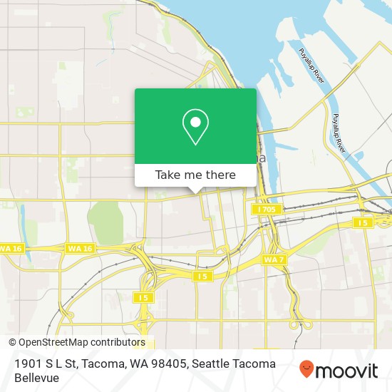 1901 S L St, Tacoma, WA 98405 map