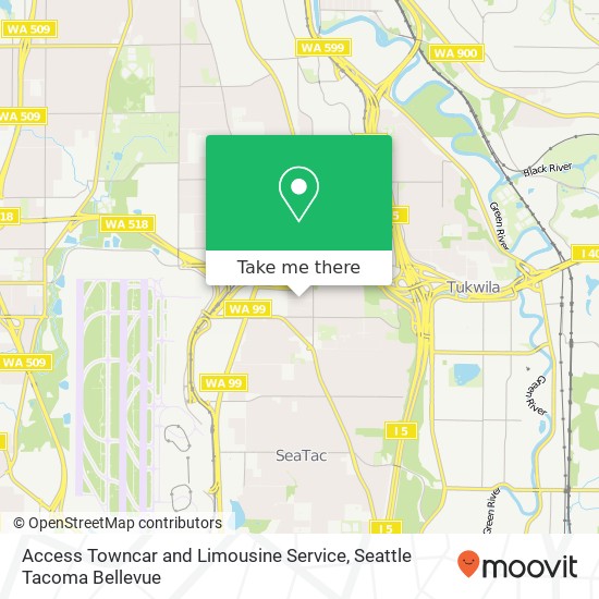 Access Towncar and Limousine Service map