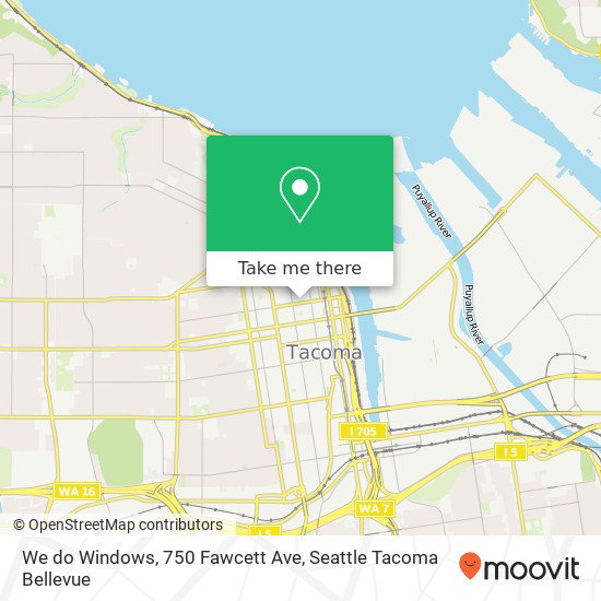 We do Windows, 750 Fawcett Ave map