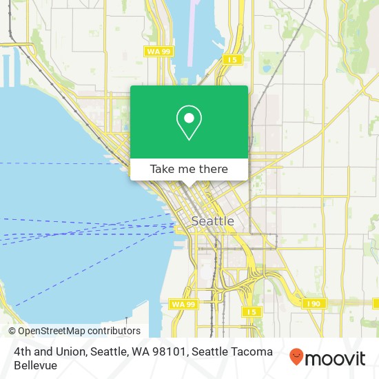 4th and Union, Seattle, WA 98101 map