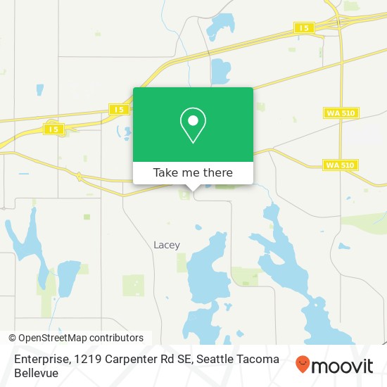 Enterprise, 1219 Carpenter Rd SE map