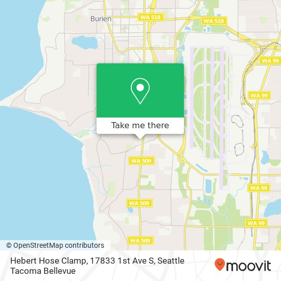 Mapa de Hebert Hose Clamp, 17833 1st Ave S