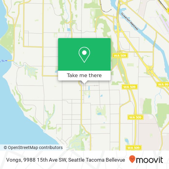 Vongs, 9988 15th Ave SW map