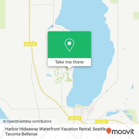 Mapa de Harbor Hideaway Waterfront Vacation Rental