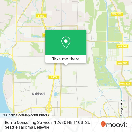 Rohila Consulting Services, 12630 NE 110th St map