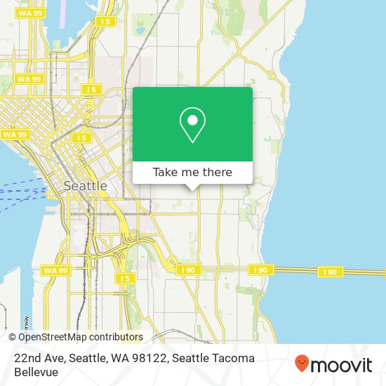 Mapa de 22nd Ave, Seattle, WA 98122