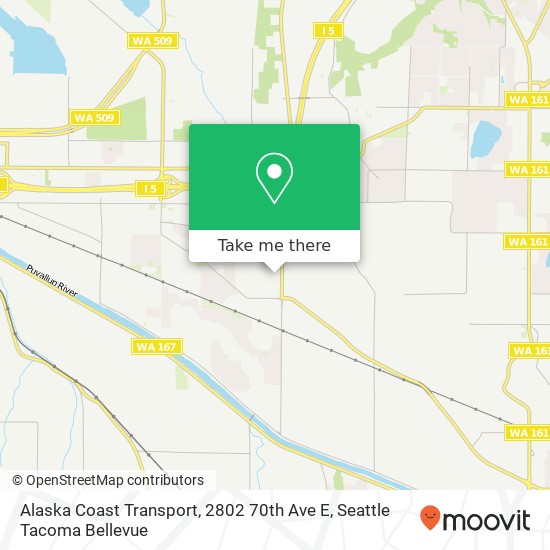 Alaska Coast Transport, 2802 70th Ave E map