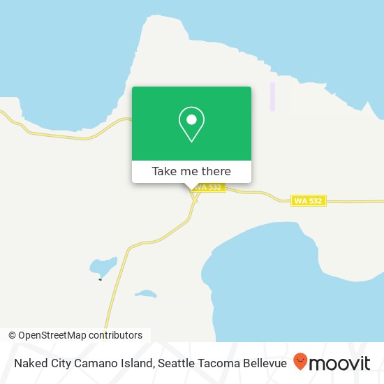Mapa de Naked City Camano Island