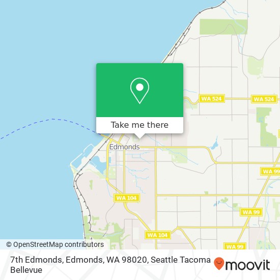 Mapa de 7th Edmonds, Edmonds, WA 98020