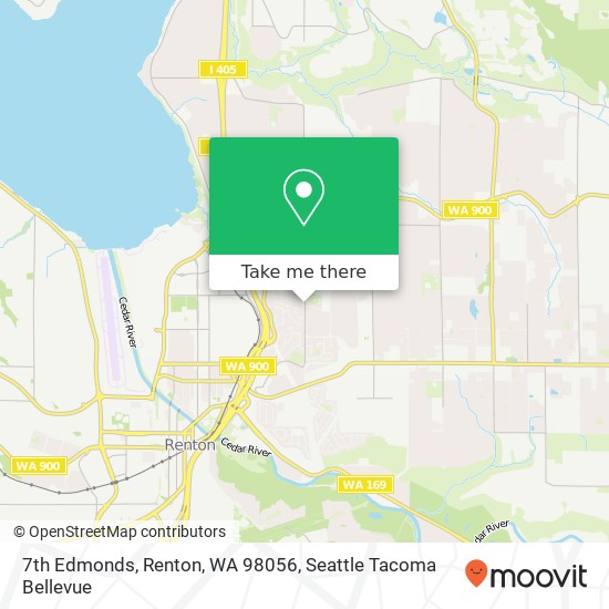 Mapa de 7th Edmonds, Renton, WA 98056