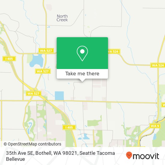 Mapa de 35th Ave SE, Bothell, WA 98021