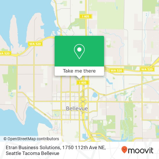 Etran Business Solutions, 1750 112th Ave NE map