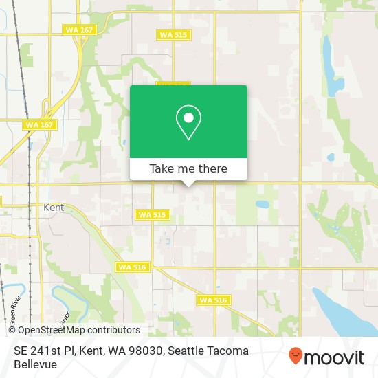 SE 241st Pl, Kent, WA 98030 map