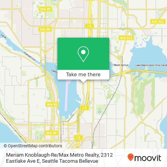 Mapa de Meriam Knoblaugh-Re / Max Metro Realty, 2312 Eastlake Ave E