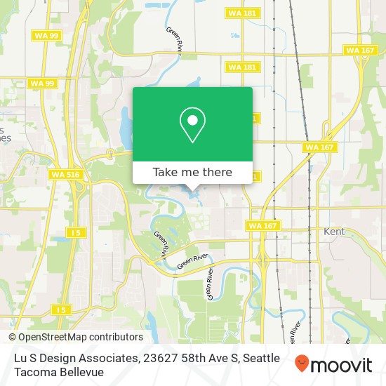 Lu S Design Associates, 23627 58th Ave S map