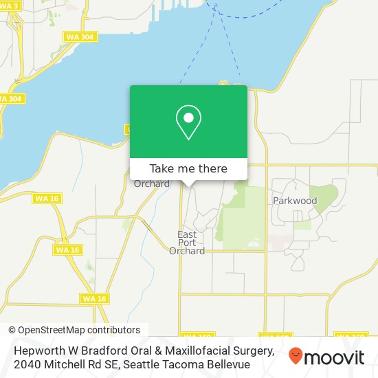 Hepworth W Bradford Oral & Maxillofacial Surgery, 2040 Mitchell Rd SE map