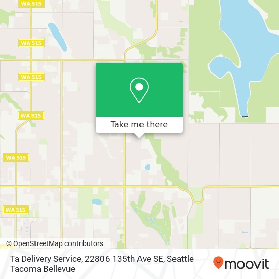 Ta Delivery Service, 22806 135th Ave SE map