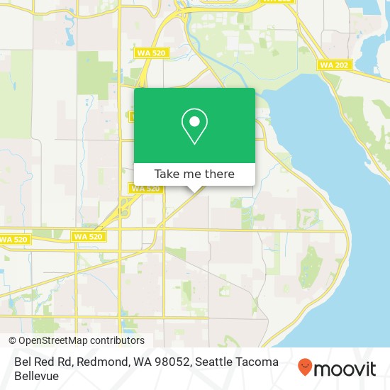 Bel Red Rd, Redmond, WA 98052 map