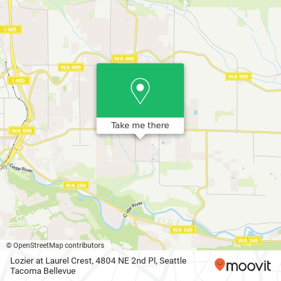 Mapa de Lozier at Laurel Crest, 4804 NE 2nd Pl