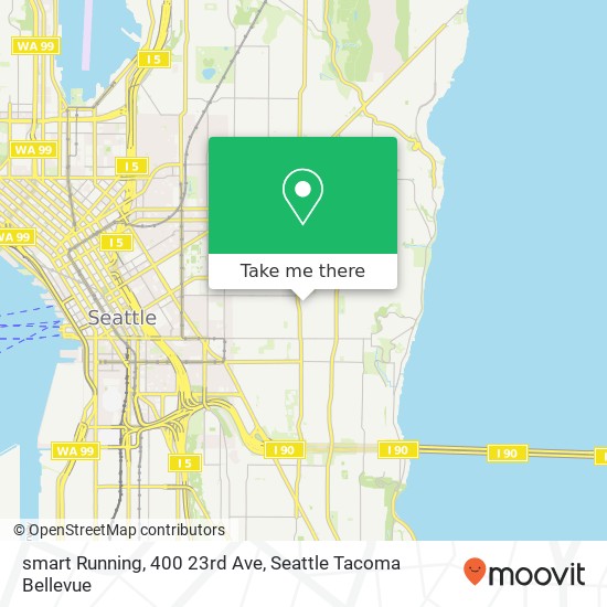 Mapa de smart Running, 400 23rd Ave