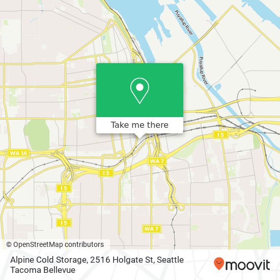 Mapa de Alpine Cold Storage, 2516 Holgate St