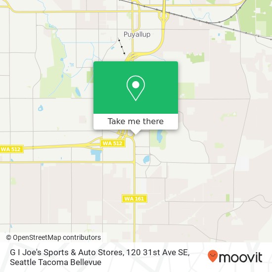 Mapa de G I Joe's Sports & Auto Stores, 120 31st Ave SE