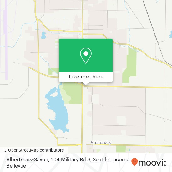 Mapa de Albertsons-Savon, 104 Military Rd S