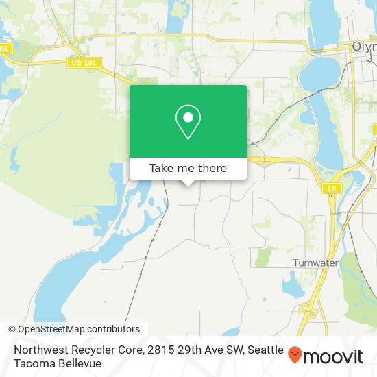 Mapa de Northwest Recycler Core, 2815 29th Ave SW