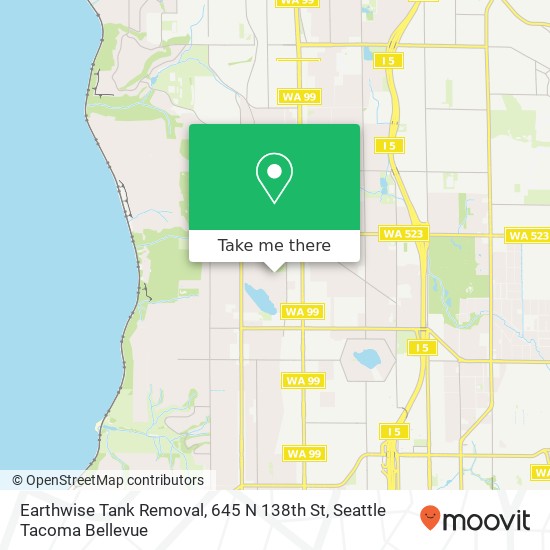Earthwise Tank Removal, 645 N 138th St map